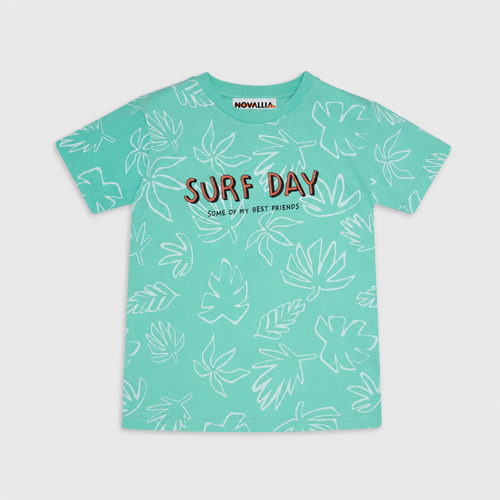 Tricou Surf Day Baieti Verde - imagine 3