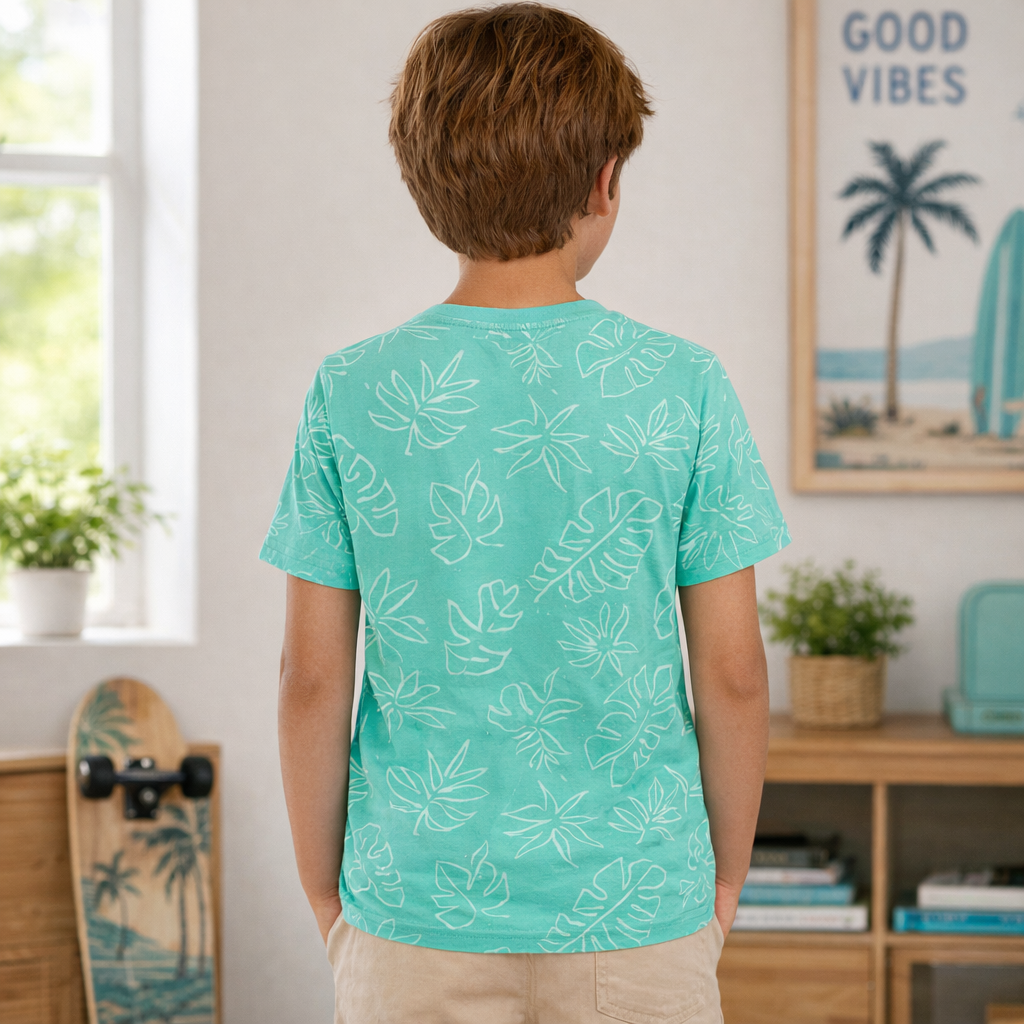 Tricou Surf Day Baieti Verde