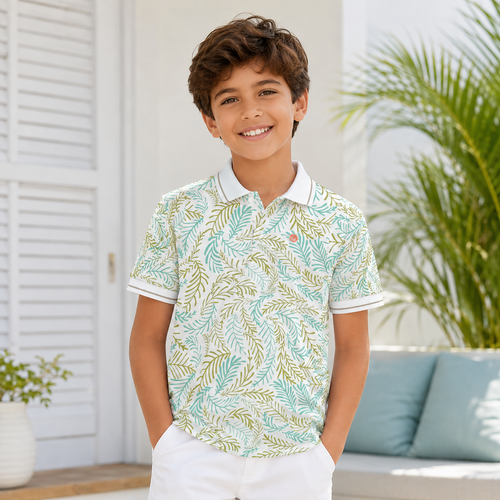 Tricou Polo Sky Blue Baieti
