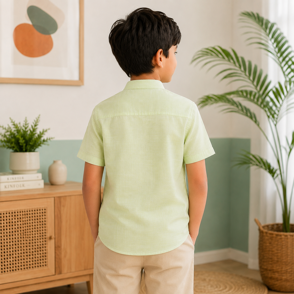 Camasa Baieti Focus Verde Lime