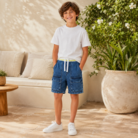 Blugi Scurti Baieti Explorer Dark Denim