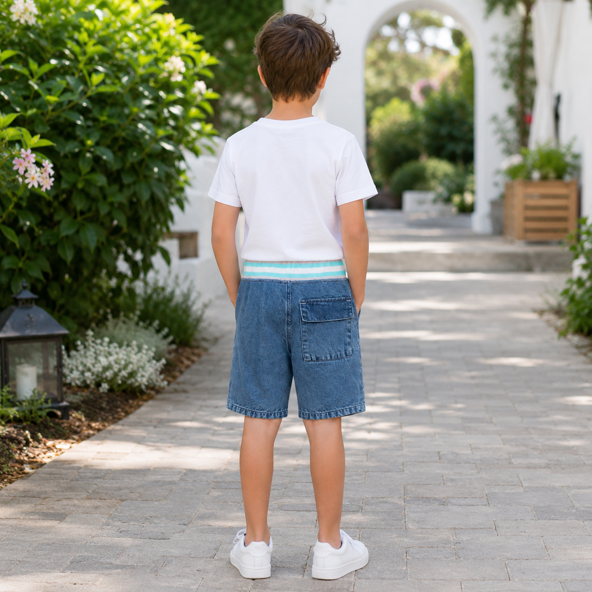 Blugi Scurti  Baieti Explorer Light Denim
