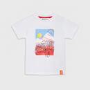Tricou Baieti Road Trip Alb - imagine 3