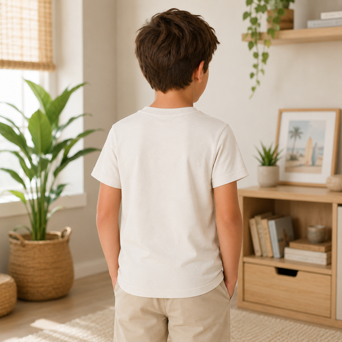 Tricou Baieti Beach Van Bej - imagine 2
