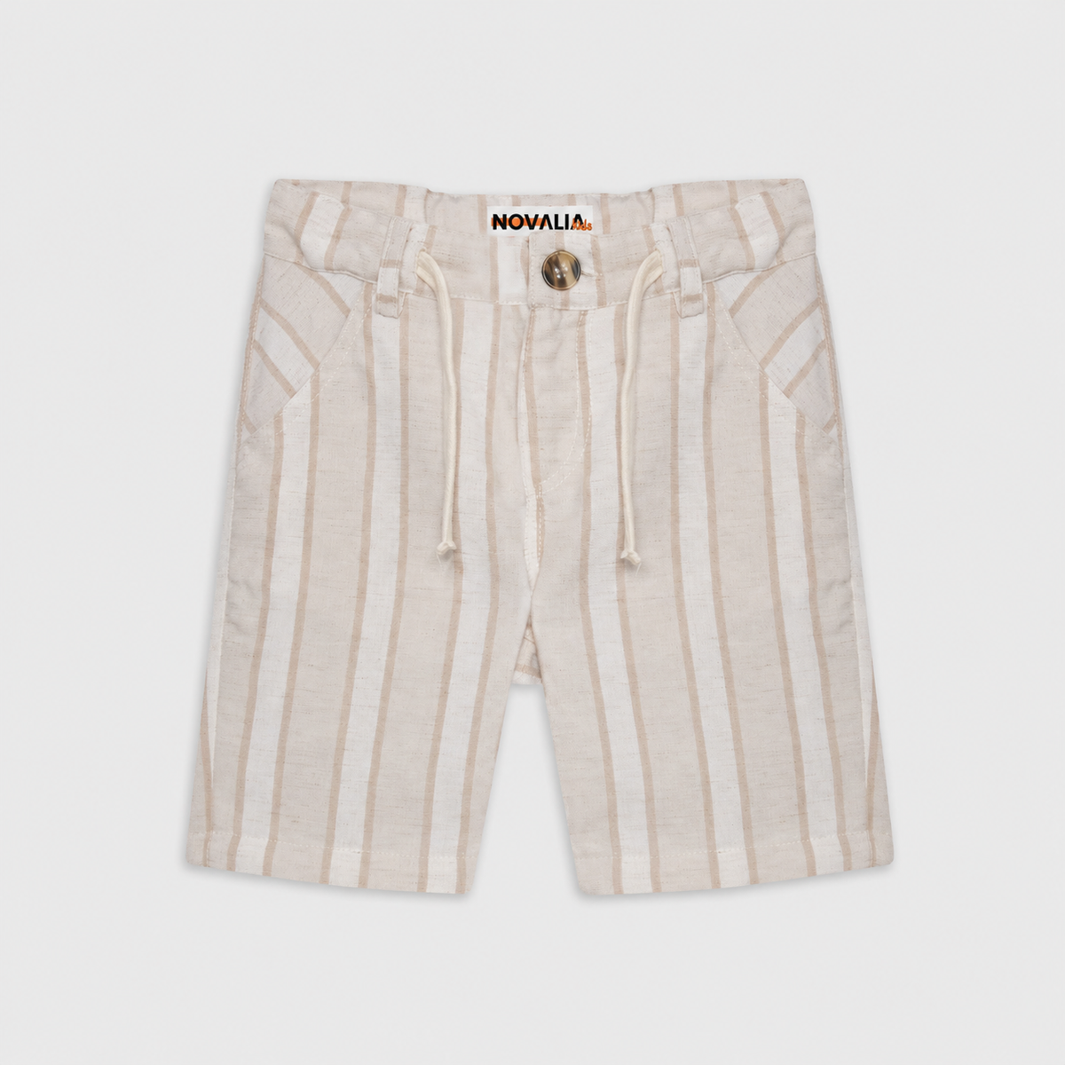 Pantaloni Scurti Bej Baieti - imagine 3