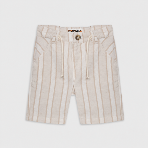 Pantaloni Scurti Bej Baieti - imagine 3