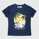 Tricou Beach Navy Baieti - imagine 3