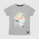 Tricou Beach Gri Baieti - imagine 3