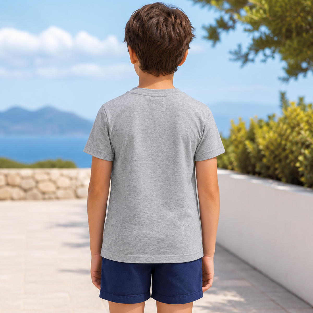 Tricou Baieti Sailor Gri