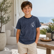 Tricou Boat Navy Baieti