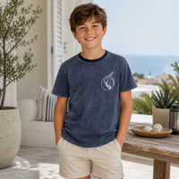 Tricou Boat Navy Baieti