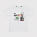 Tricou Jungle Alb Baieti - imagine 3