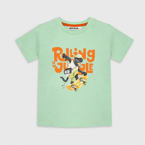 Tricou Baieti Rolling Menta - imagine 3