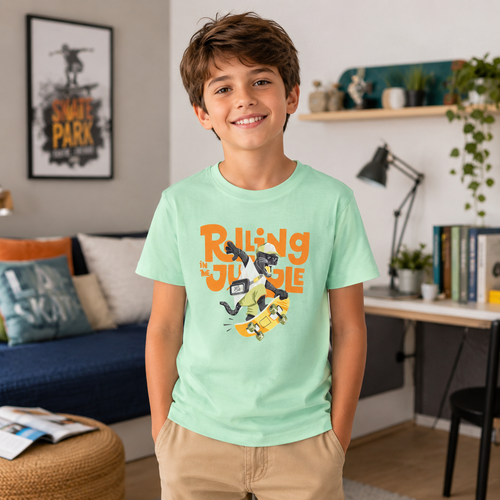 Tricou Baieti Rolling Menta