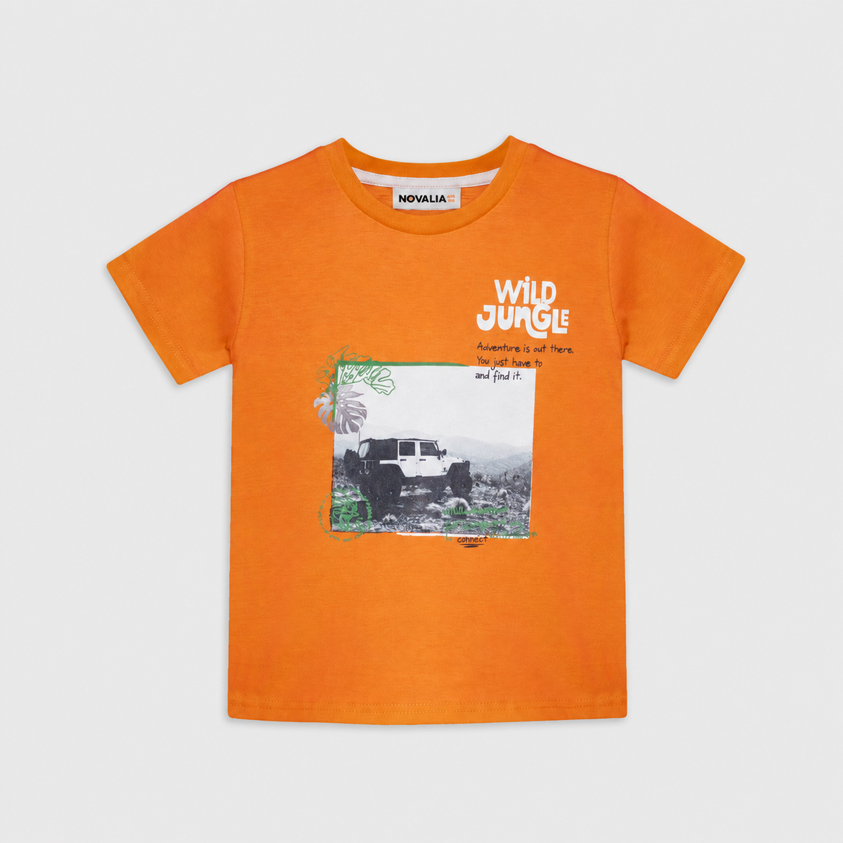Tricou Jeep Orange Baieti - imagine 3