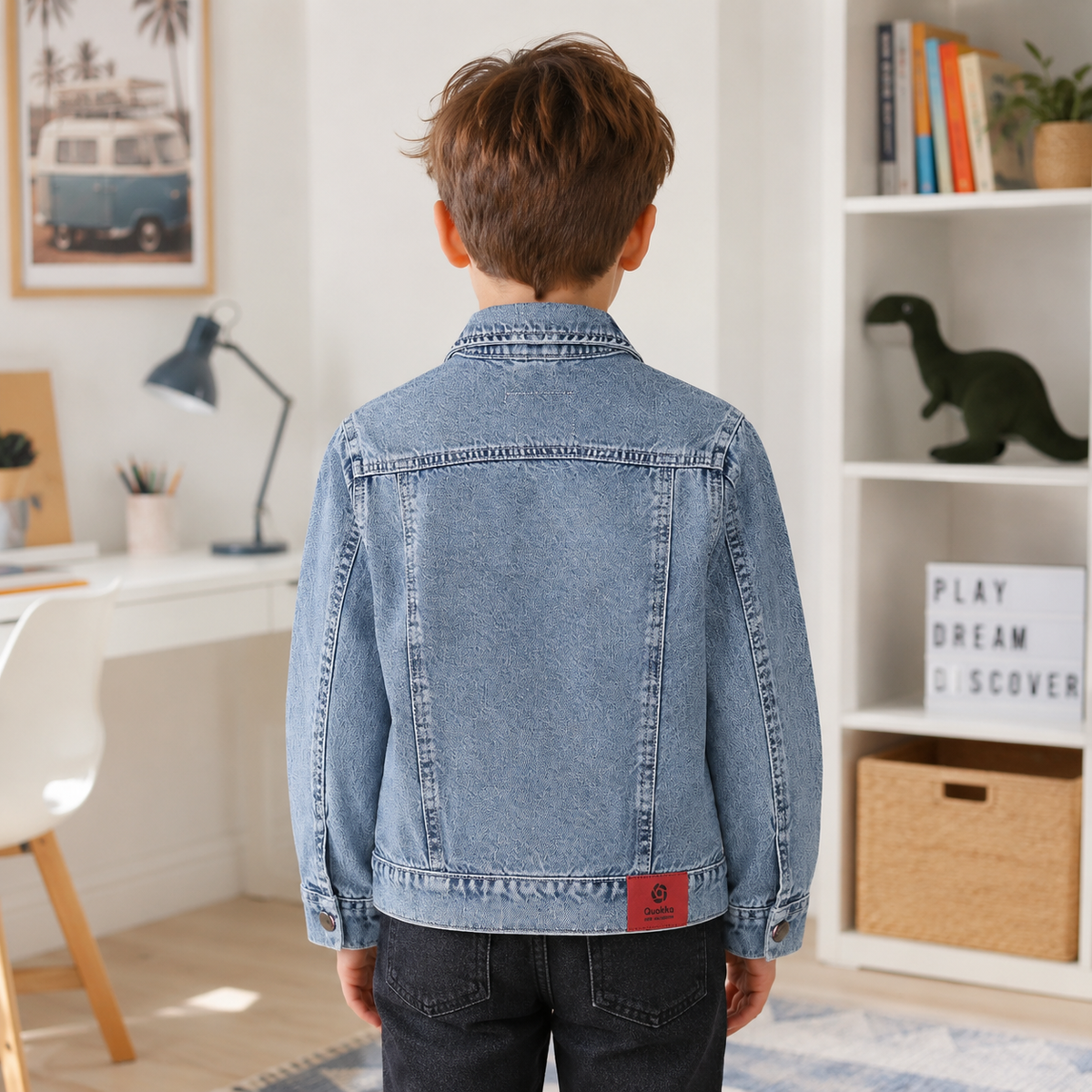Geaca Blugi Clasic Baieti Light Denim