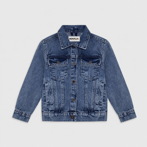 Geaca Blugi Clasic Baieti Dark Denim - imagine 3