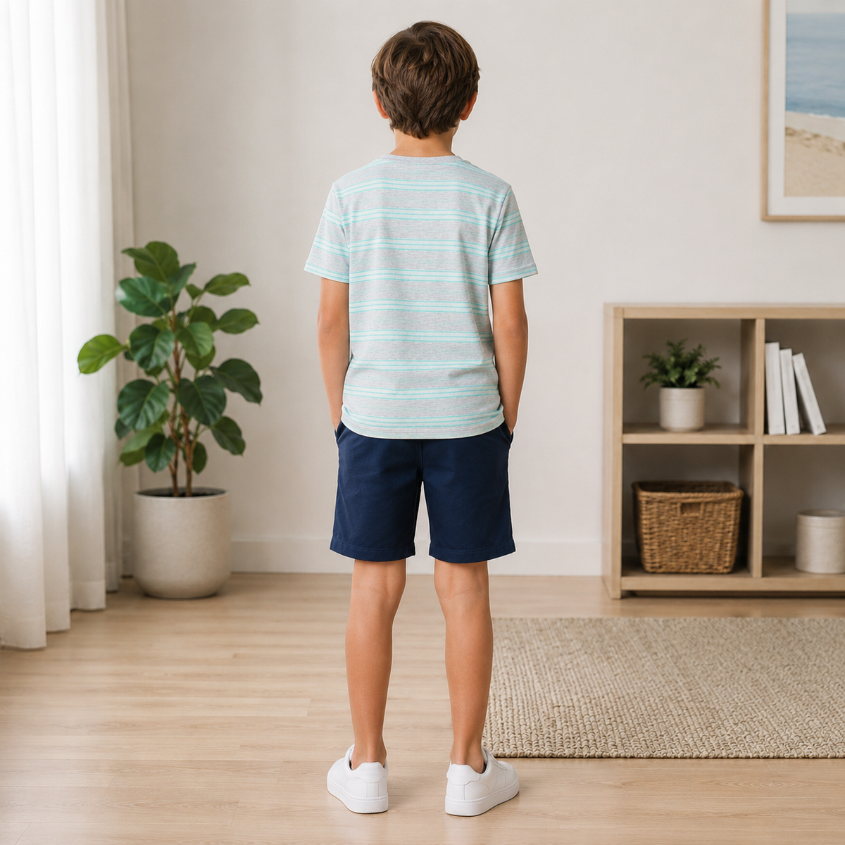 Tricou Stripe Bleo Baieti