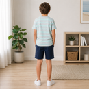 Tricou Stripe Bleo Baieti - imagine 2