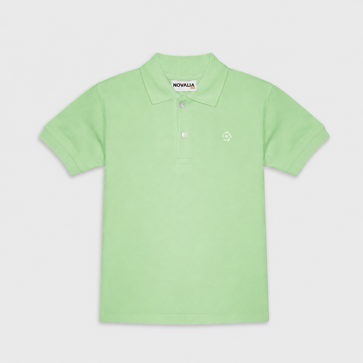 Tricou Polo Simple Verde Baieti