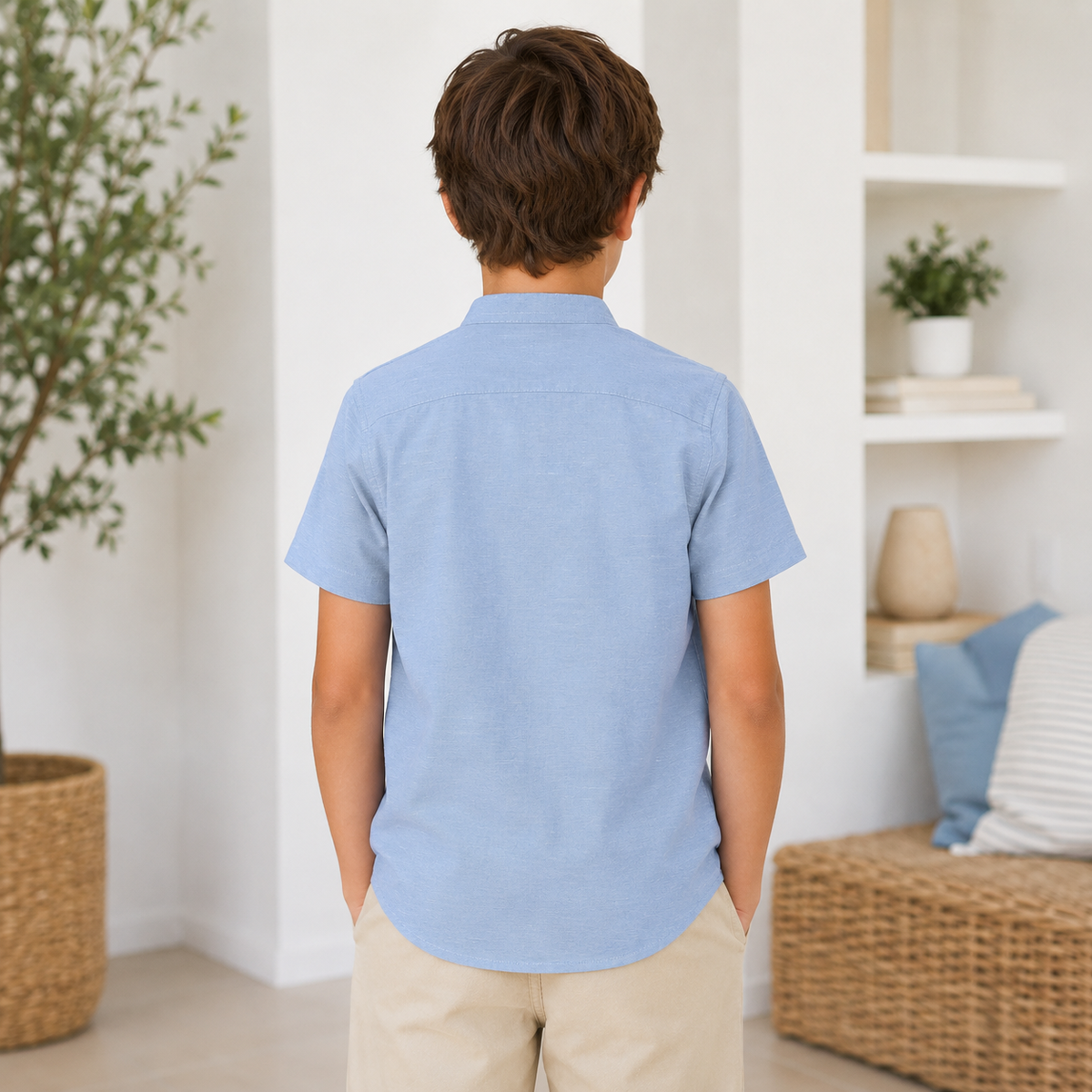 Camasa Baieti Classic Bleu
