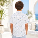 Camasa Greece Alb Baieti - imagine 2