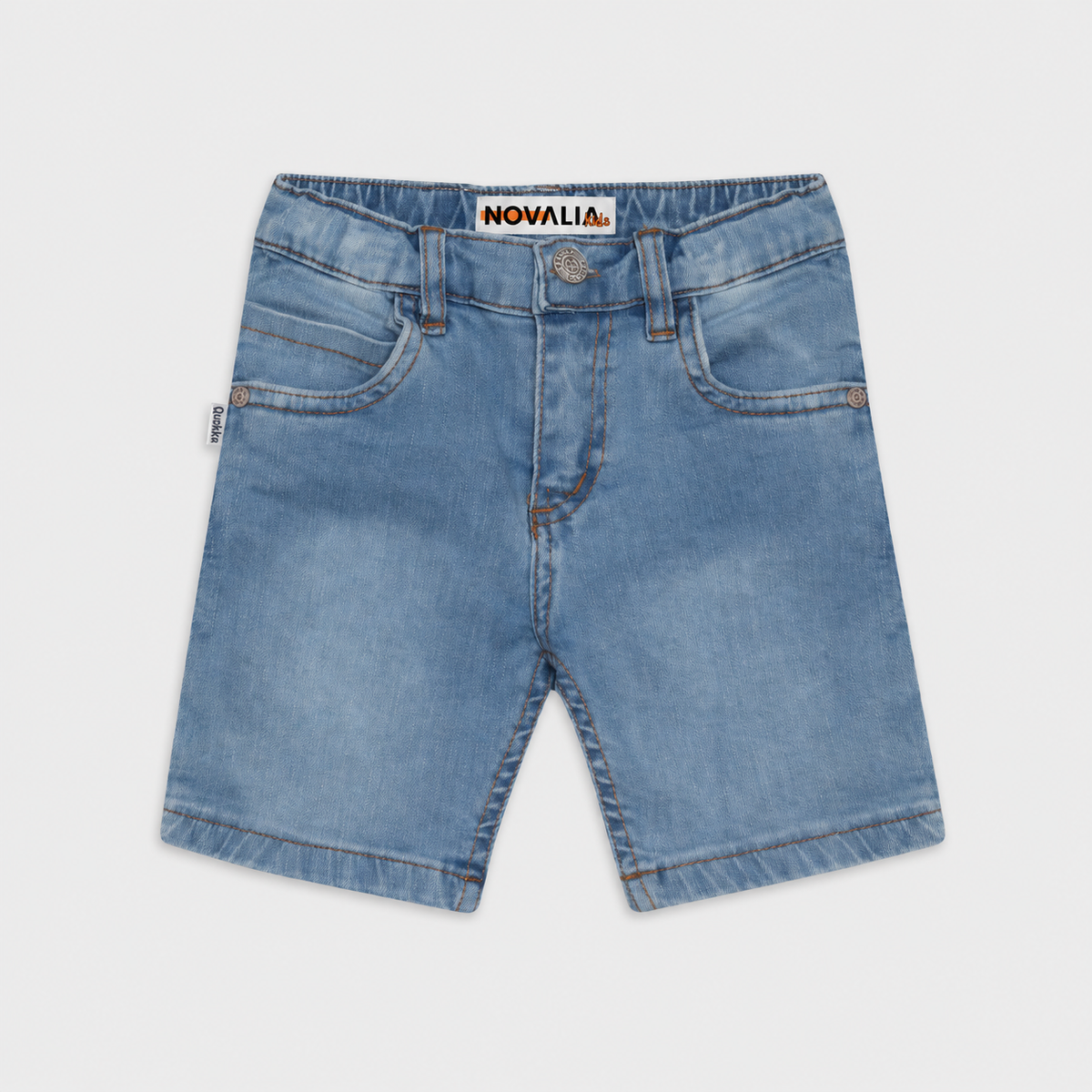 Blugi Scurti Baieti Essential Light Denim - imagine 3