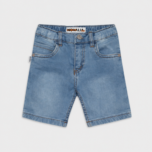 Blugi Scurti Baieti Essential Light Denim - imagine 3