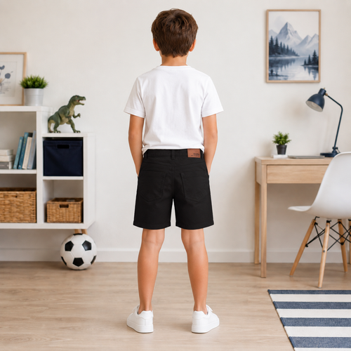 Pantaloni Casual Negru Baieti - imagine 2