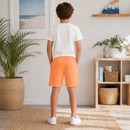 Pantaloni Scurti Sport Orange Baieti - imagine 2