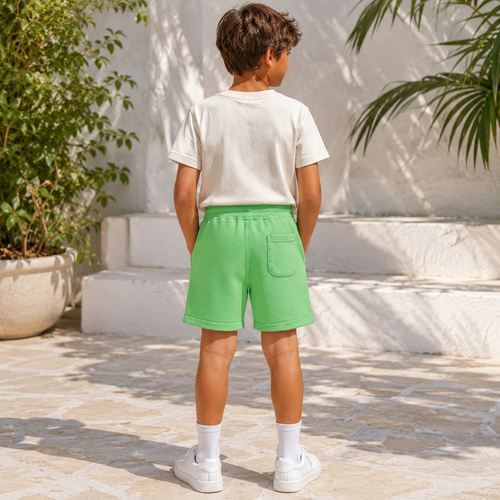 Pantaloni Scurti Sport Verde Baieti - imagine 2
