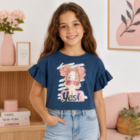 Tricou Yes Fete Indigo