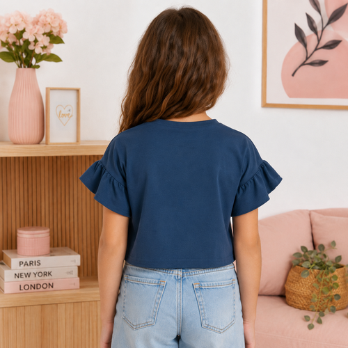 Tricou Yes Fete Indigo - imagine 2