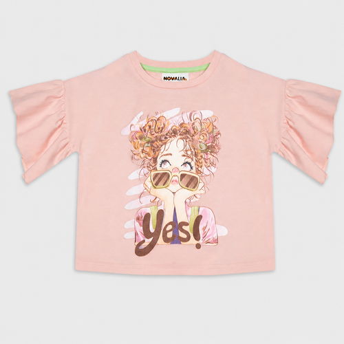 Tricou Yes Fete Piersica - imagine 3