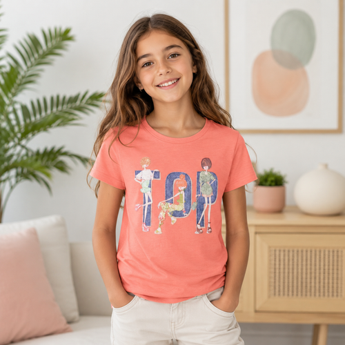 Tricou Fete Fashion Top Piersica
