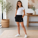 Pantaloni Scurti Fete Sweet Heart Negru