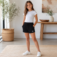 Pantaloni Scurti Fete Sweet Heart Negru