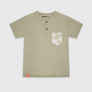 Tricou Baieti Palm Pocket Kaki - imagine 3