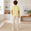 Tricou Baieti Palm Pocket Galben - imagine 3