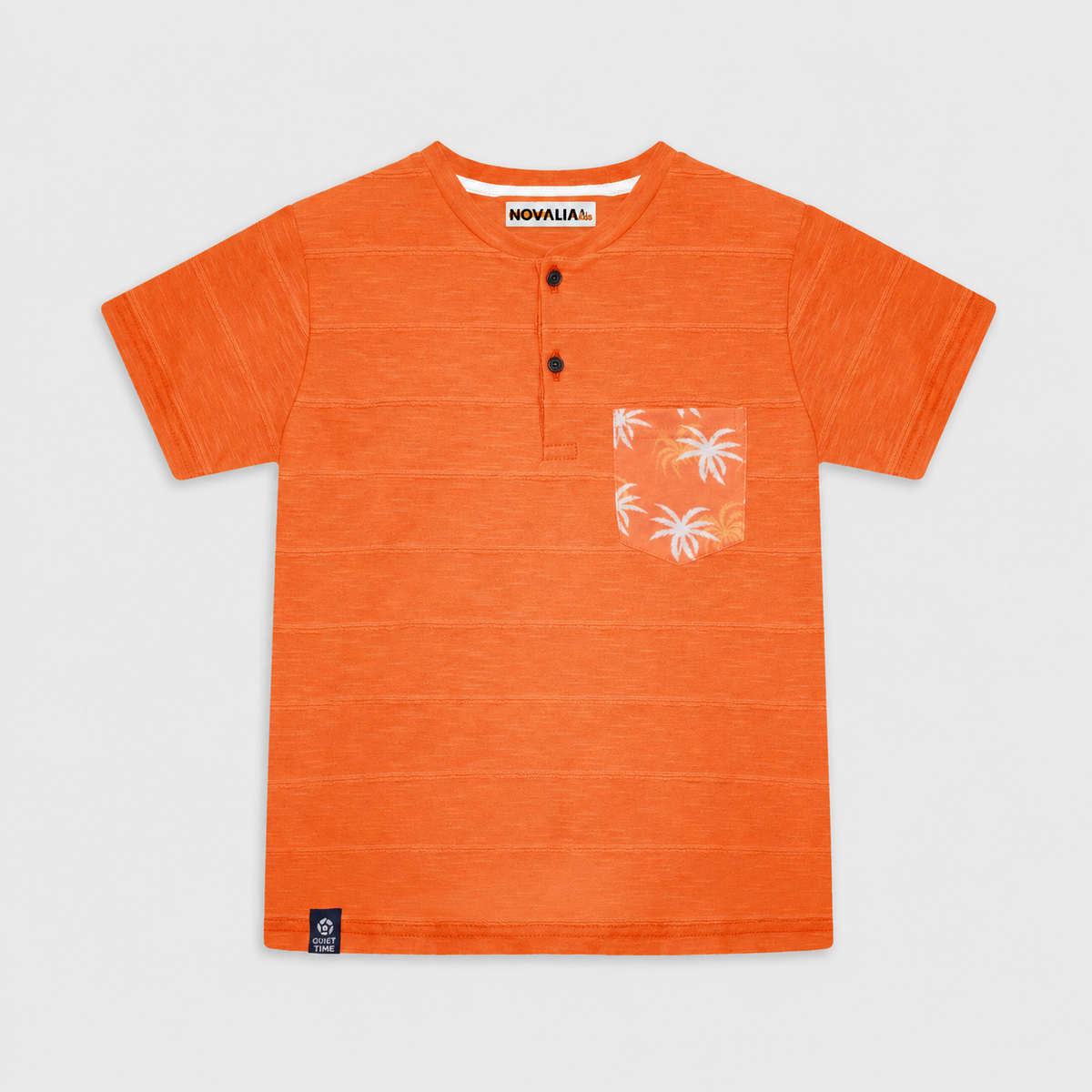 Tricou Baieti Palm Pocket Portocaliu