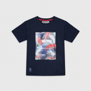 Tricou Baieti Palm Ride Bleumarin - imagine 3