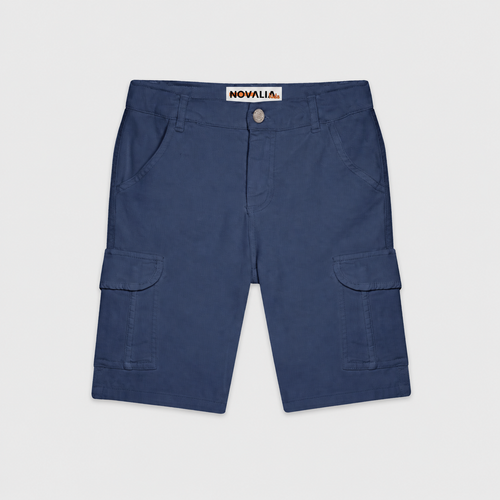 Pantaloni Scurti Baieti Ranger Indigo - imagine 2
