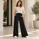 Pantaloni Palazzo Dama Doris Negru