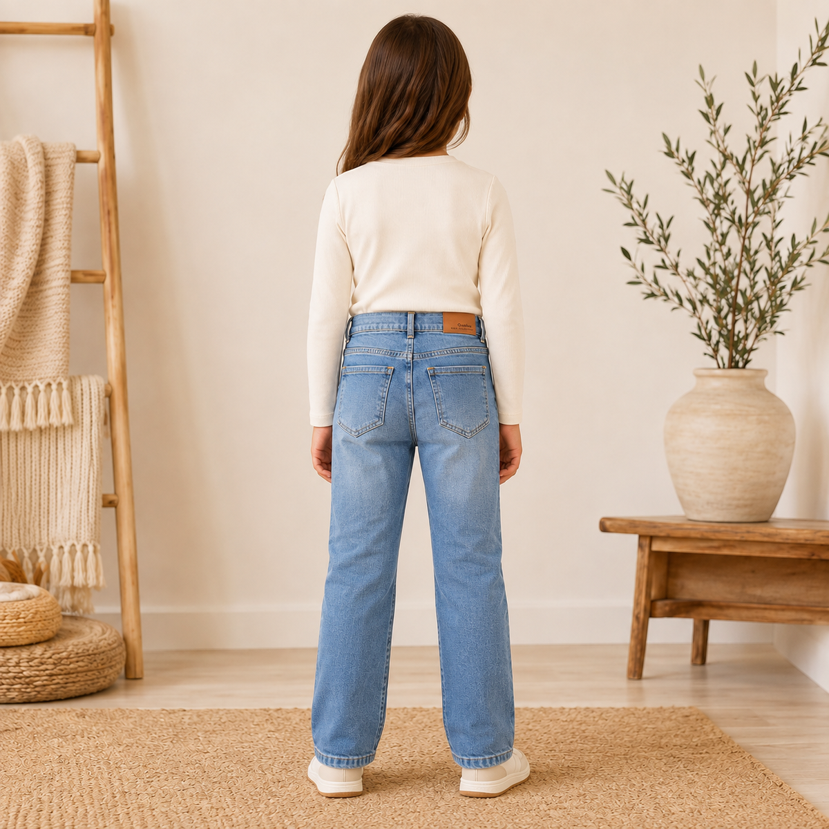 Blugi Fete Clasic Light Denim