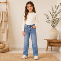 Blugi Fete Clasic Light Denim