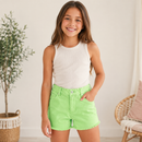 Blugi Scurti Fete Verde-Neon