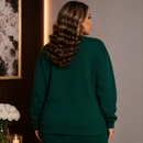 Bluza Alice Verde Inchis - imagine 2