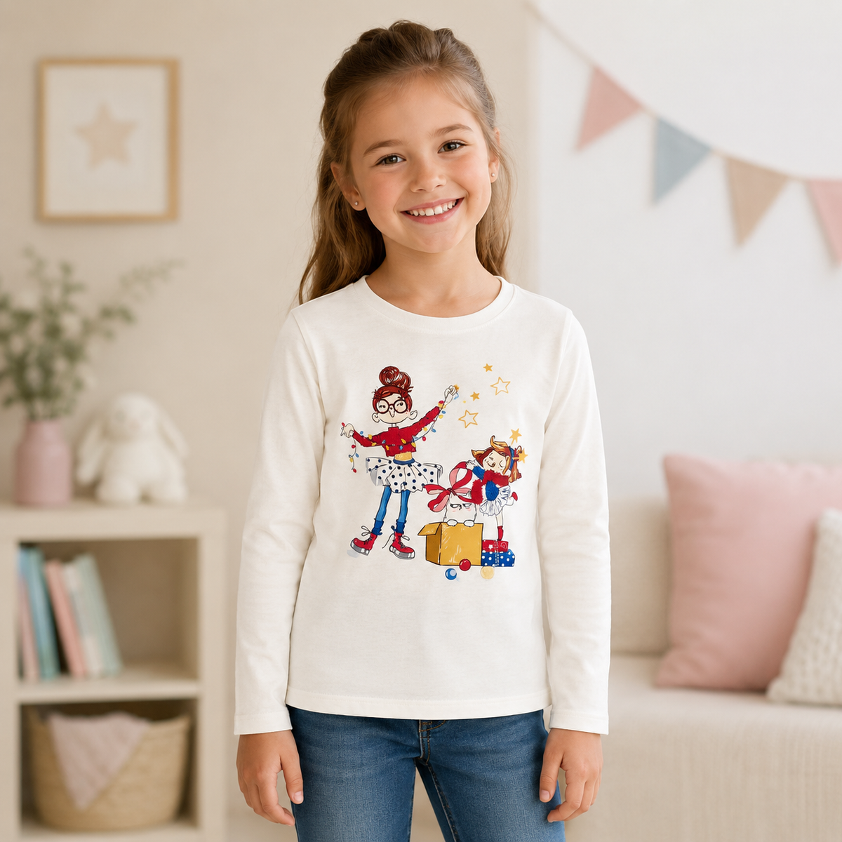 Bluza Fete Cadouri Alb