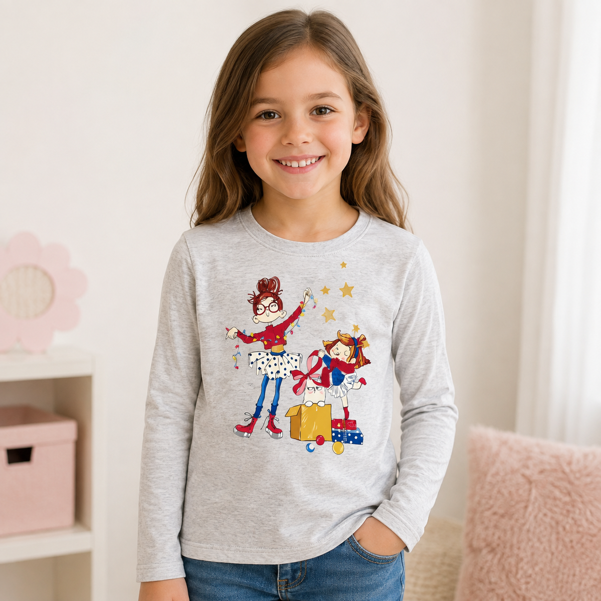 Bluza Fete Cadouri Gri