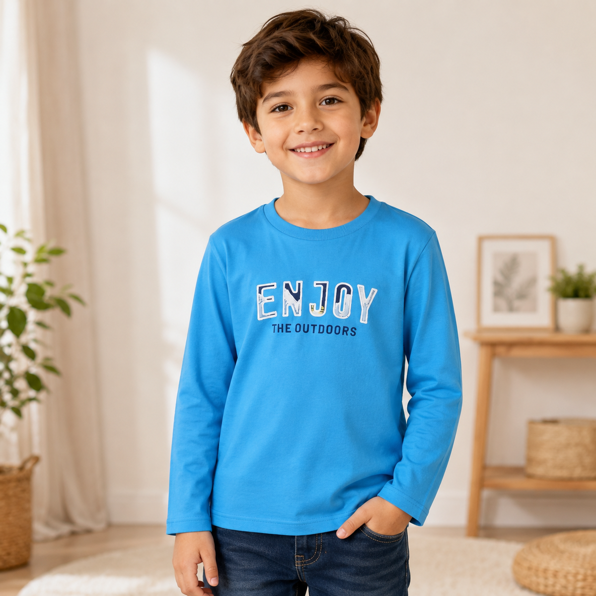 Bluza Baieti Enjoy Turcoaz